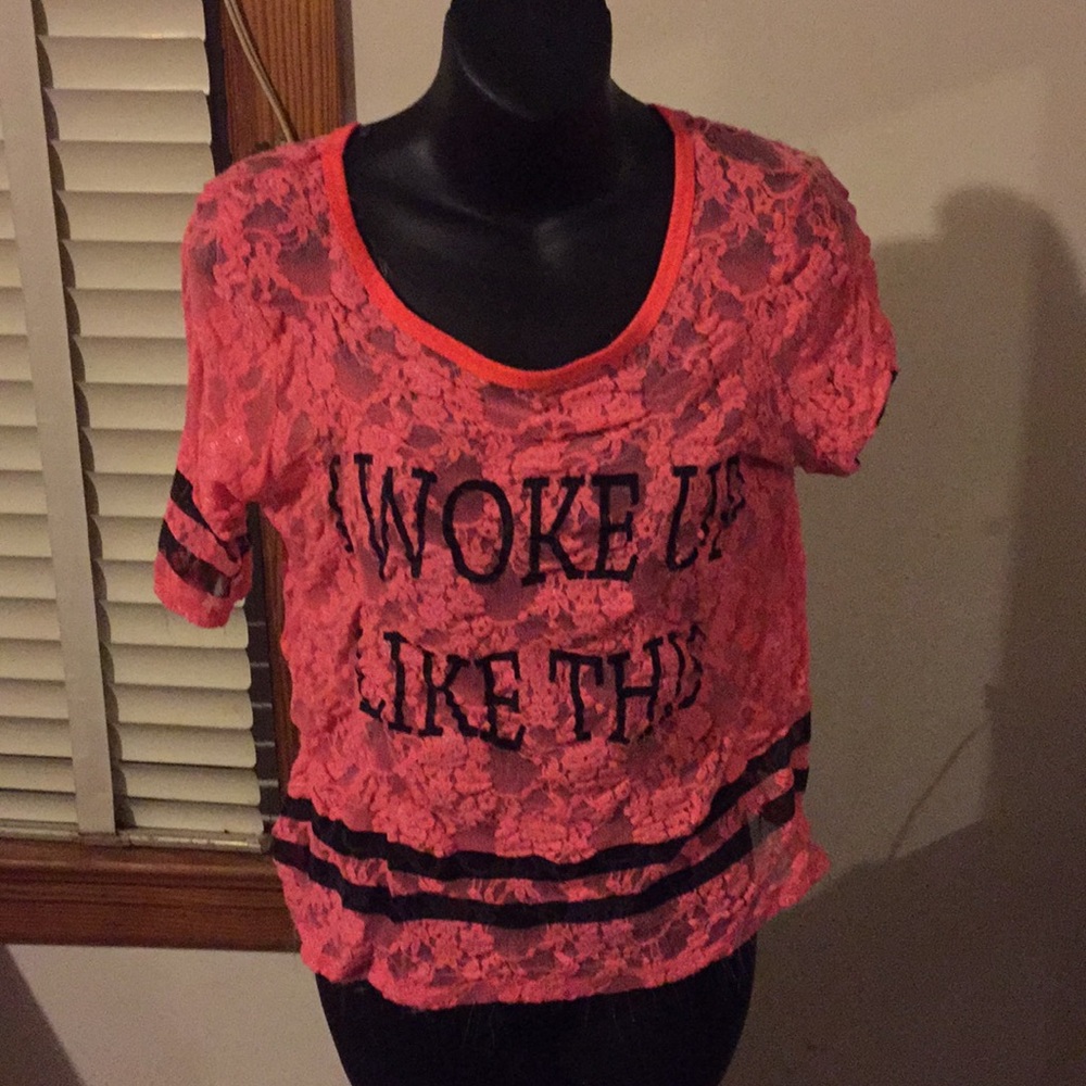 “ I woke up like this” shirt